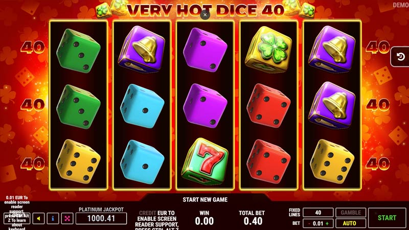 Very Hot 40 Dice