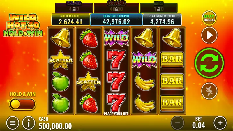Wild Hot 40 Hold and Win