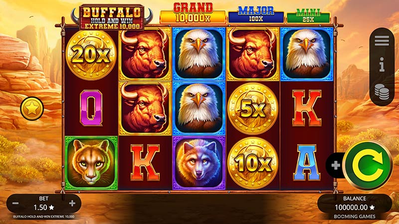 Buffalo Hold and Win Extreme 10000