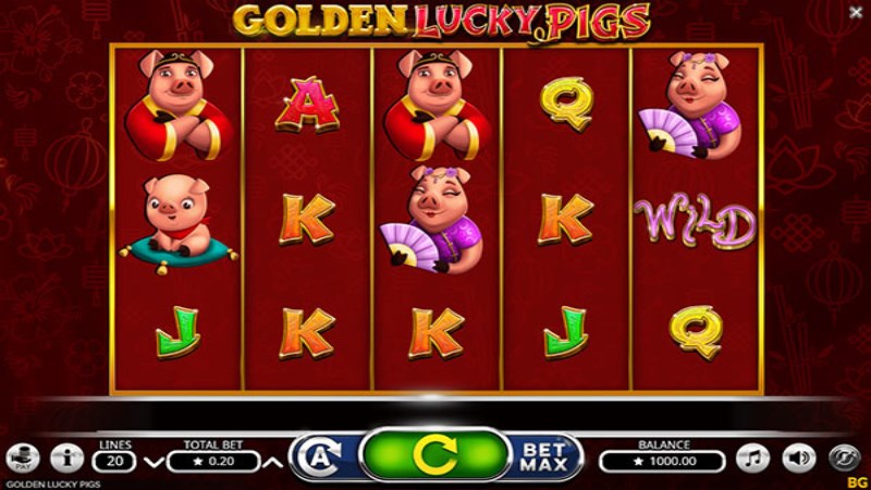 Golden Lucky Pigs