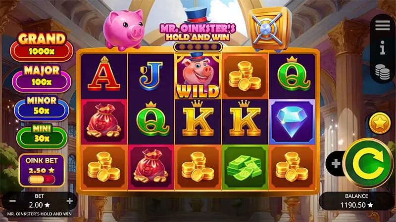 Mr Oinksters Hold and Win