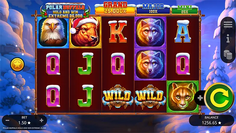 Polar Buffalo Extreme Hold and Win 25000