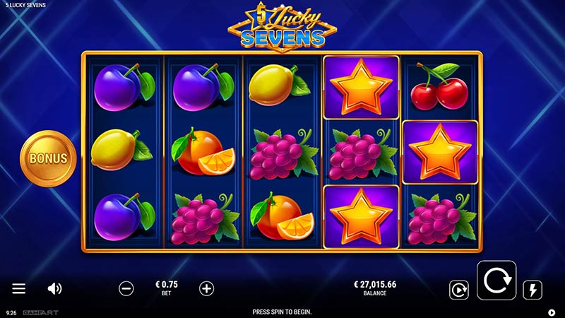 5 Lucky Sevens