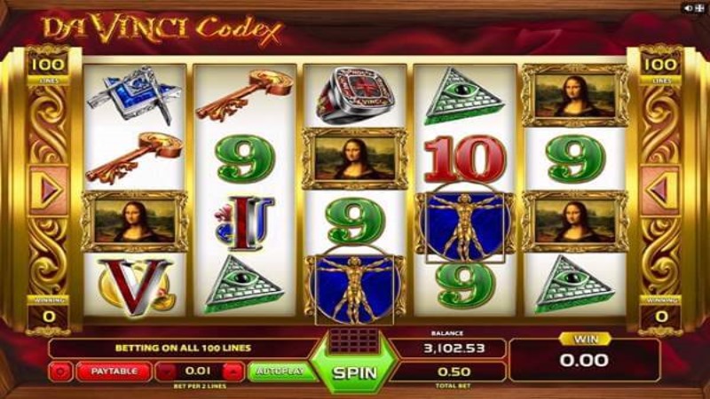 DaVinci CodeX Jackpot