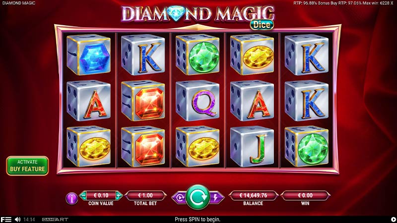 Diamond Magic Dice