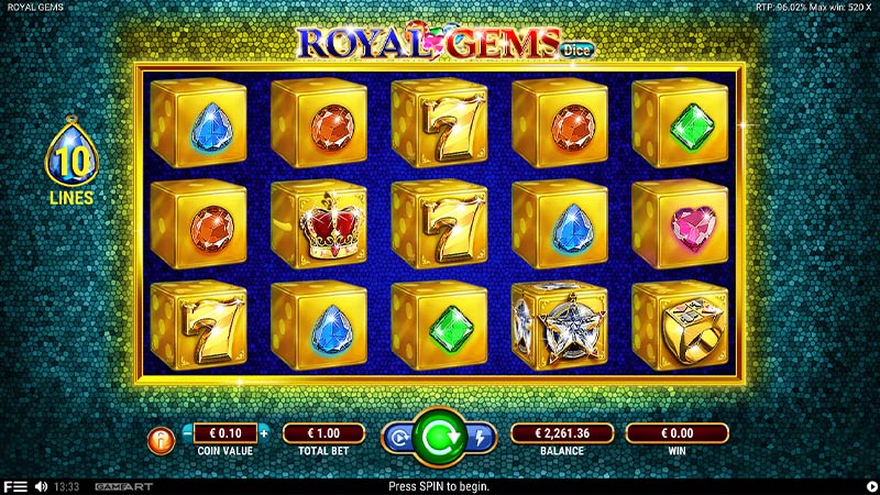 Royal Gems Dice