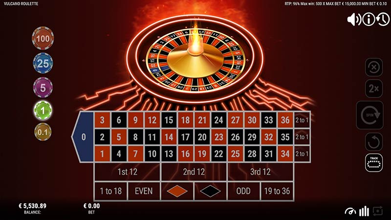 Vulcano Roulette