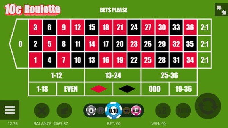 10p Roulette