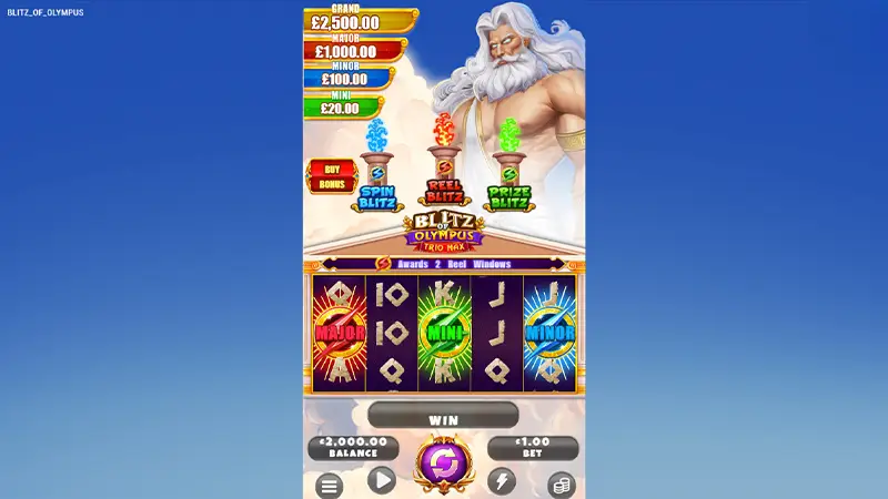 Blitz of Olympus Trio Max