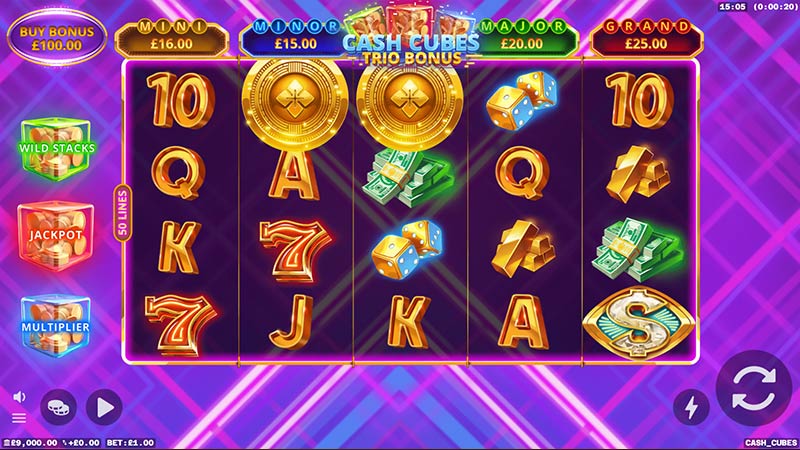 Cash Cubes Trio Bonus