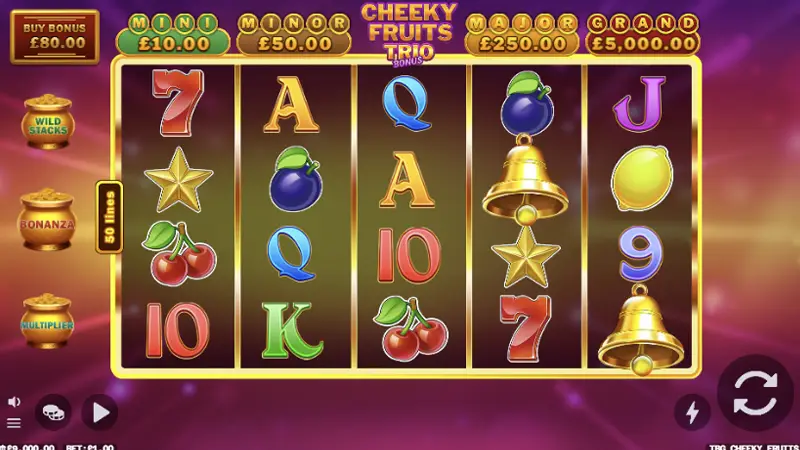 Cheeky Fruits Trio Bonus