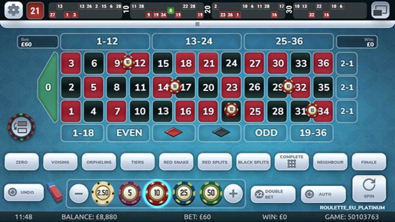 Platinum Roulette