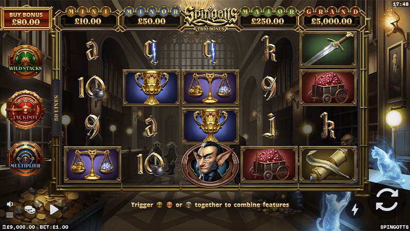 Spingotts Trio Bonus