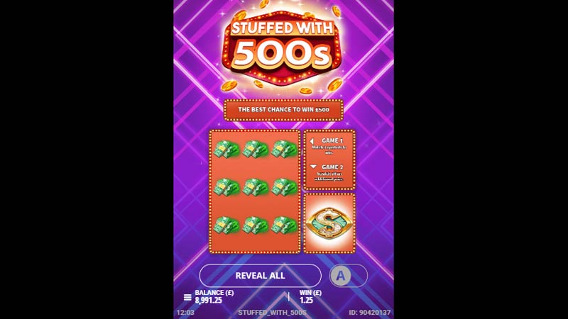 Stuffed with 500s