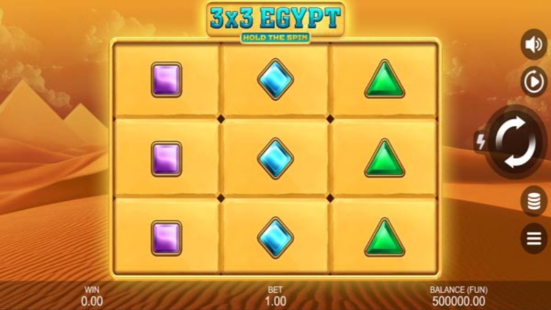 3x3 Egypt Hold the Spin