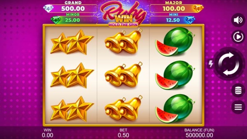 Ruby Win Hold the Spin