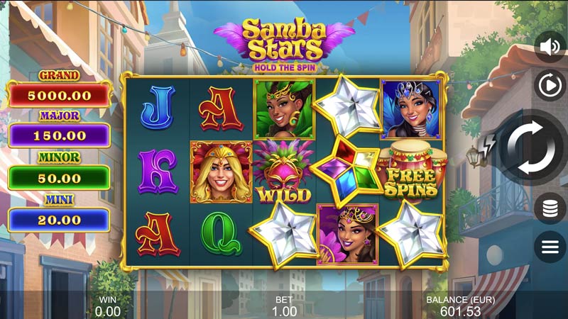 Samba Stars Hold the Spin