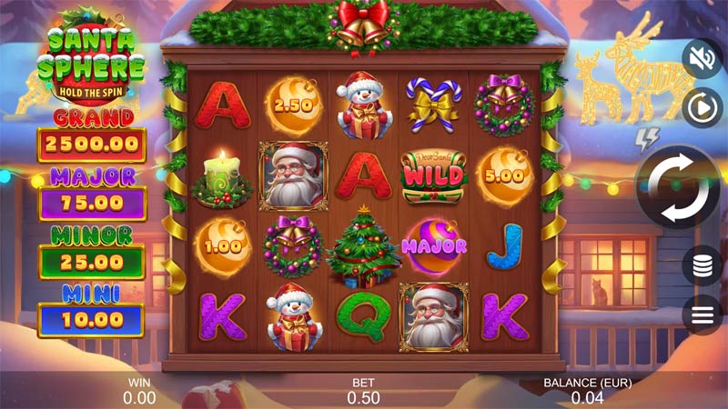 Santa Sphere Hold The Spin
