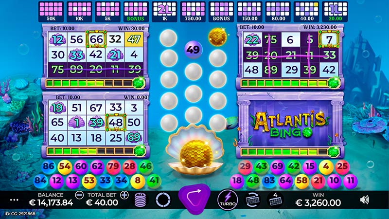 Atlantis Ball Bingo
