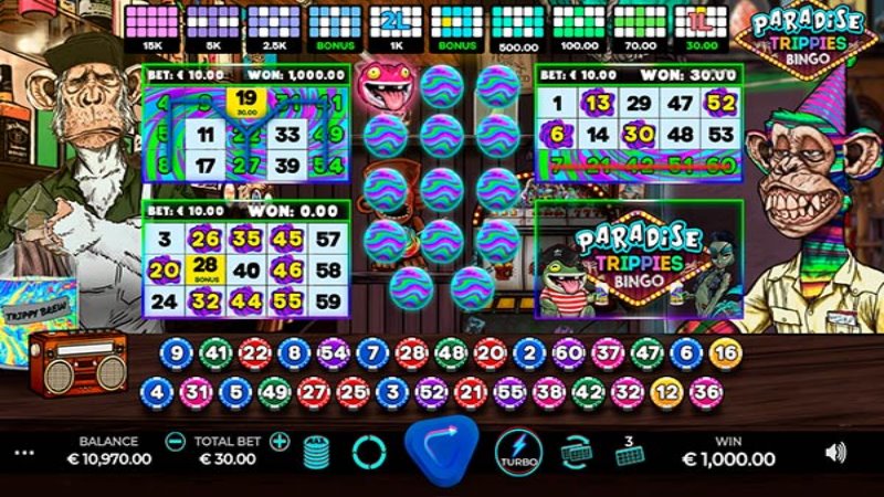 Paradise Trippies Bingo