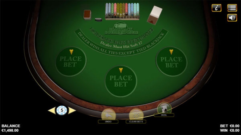 Blackjack Double Exposure 3 Hand