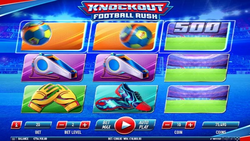 Knockout football rush