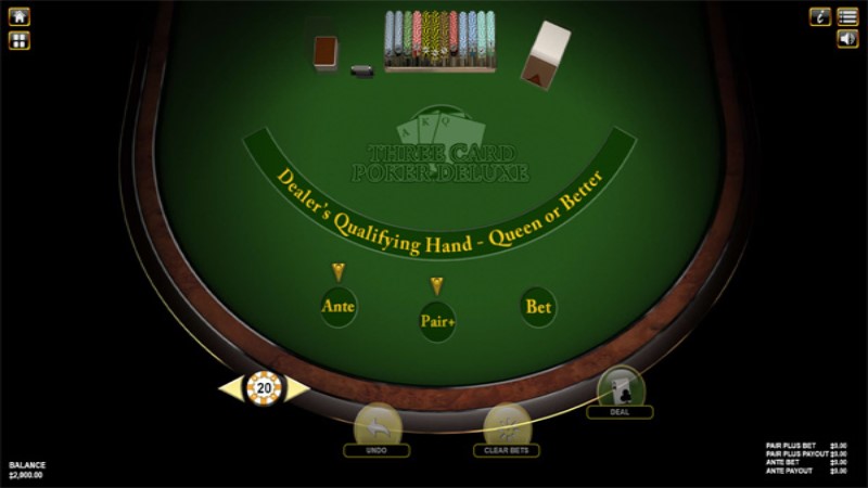 Three Card Poker Deluxe