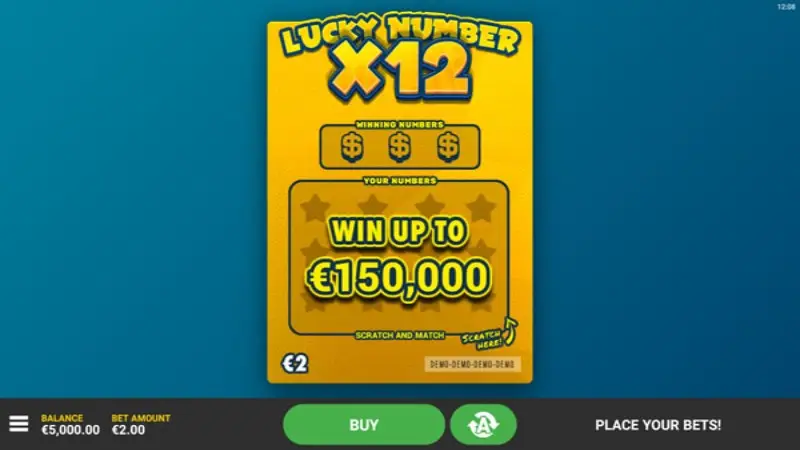 Lucky Numbers x12