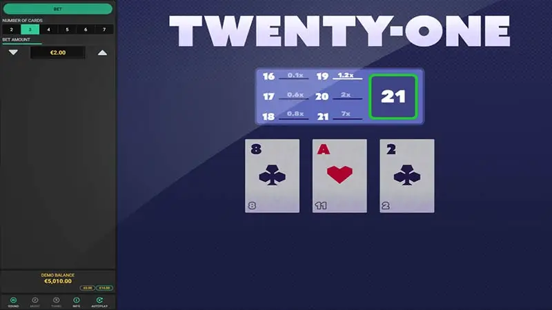 Twenty one