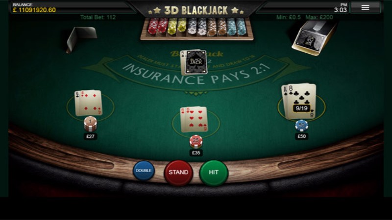 3D Blackjack
