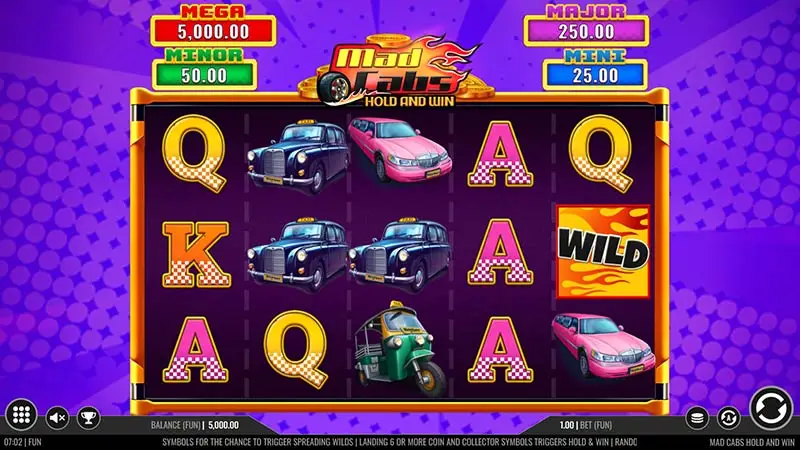 Mad Cabs Hold and Win