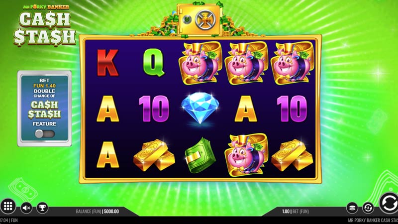 Mr Porky Banker Cash Stash