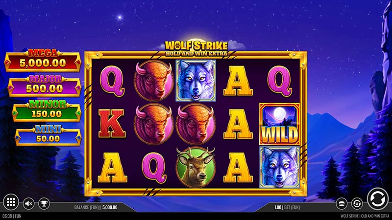Wolf Strike Hold and Win Extra