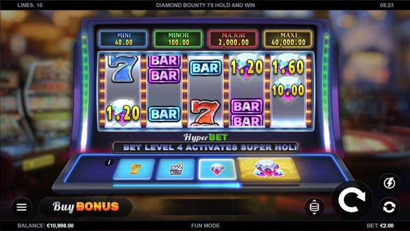 Diamond Bounty 7s Hold and Win
