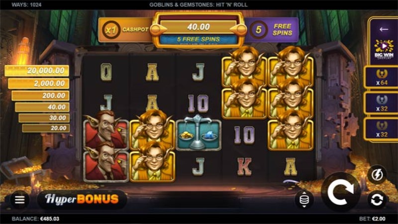 Goblins and Gemstones Hit n Roll