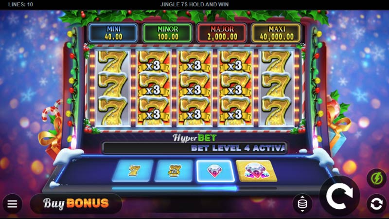 Jingle 7s Hold and Win