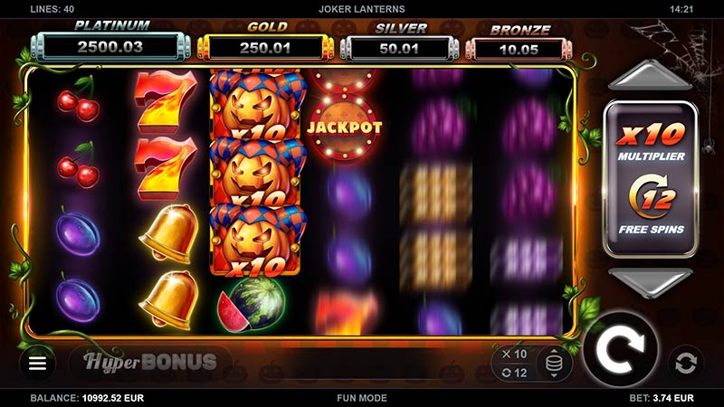 Joker Lanterns Hold and Win