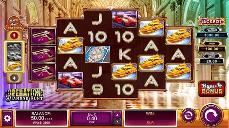 Mission Diamond Hunt Gamble Feature