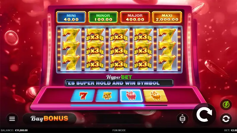 Piggy Bank Plunder Hold and Win