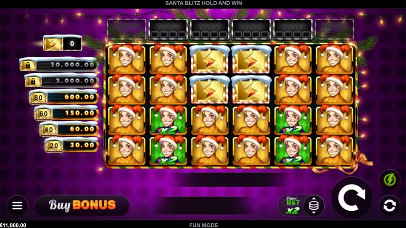 Santa Blitz Hold and Win