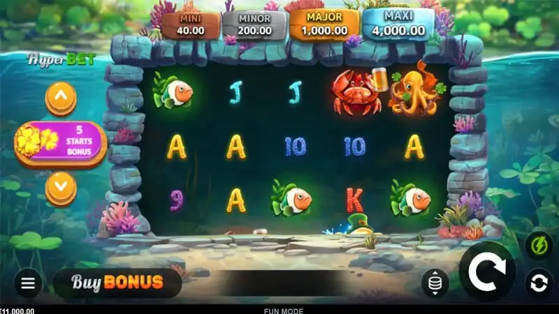 St Patricks Aqua Magic Hold and Win