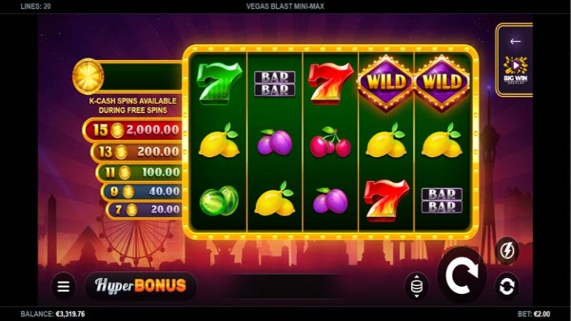 Vegas Blast Mini Max