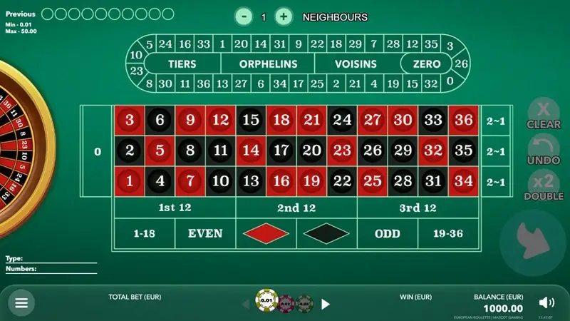 European Roulette