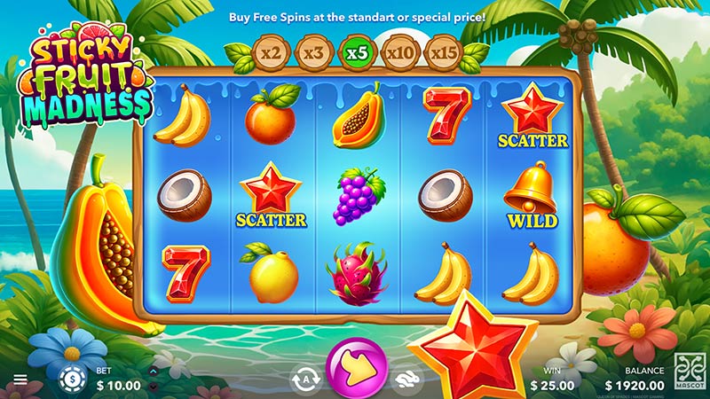 Sticky Fruit Madness