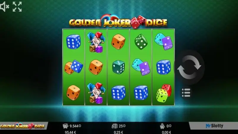 Golden Joker Dice