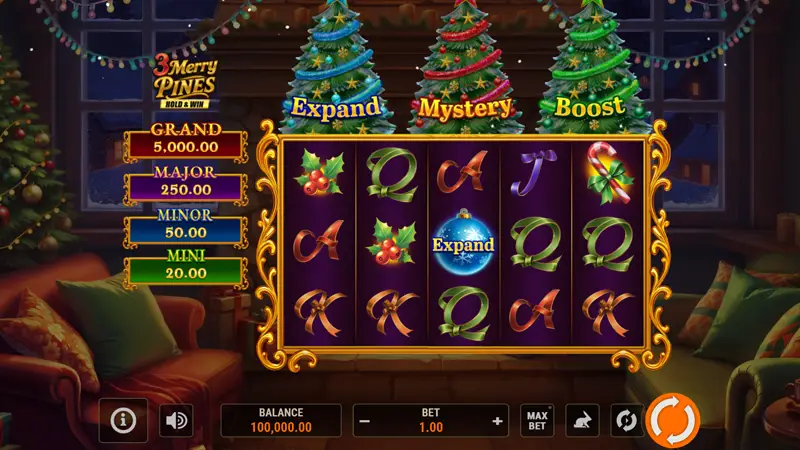 3 Merry Pines Hold and Win