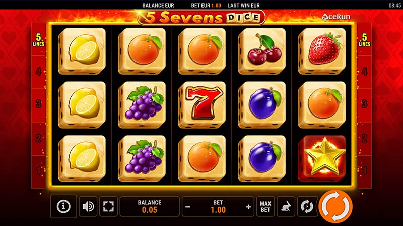 5 Sevens Dice