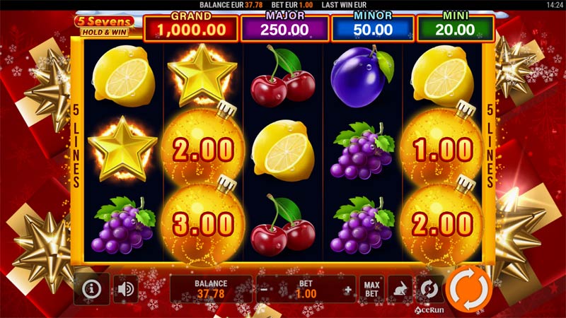 5 Sevens Hold and Win Christmas
