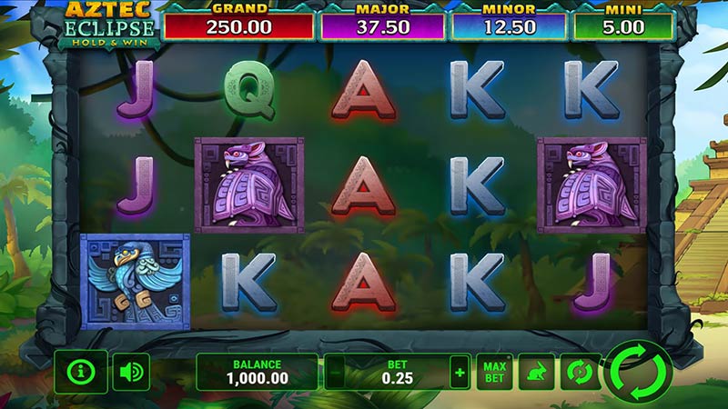 Aztec Eclipse Hold and Win