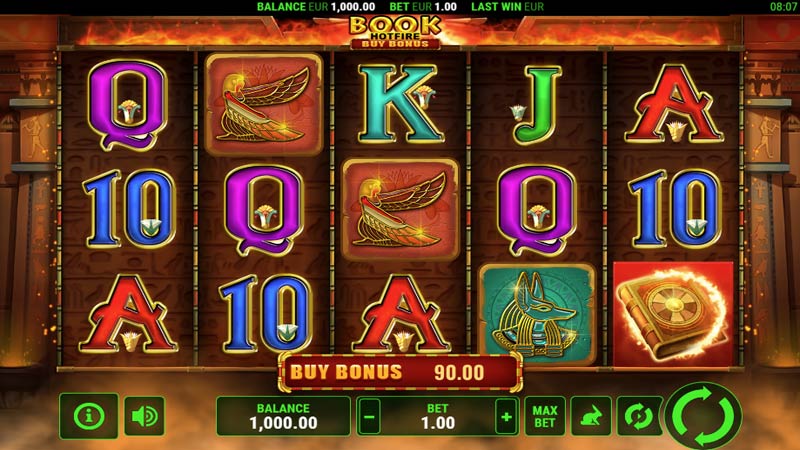Book Hotfire Buy Bonus